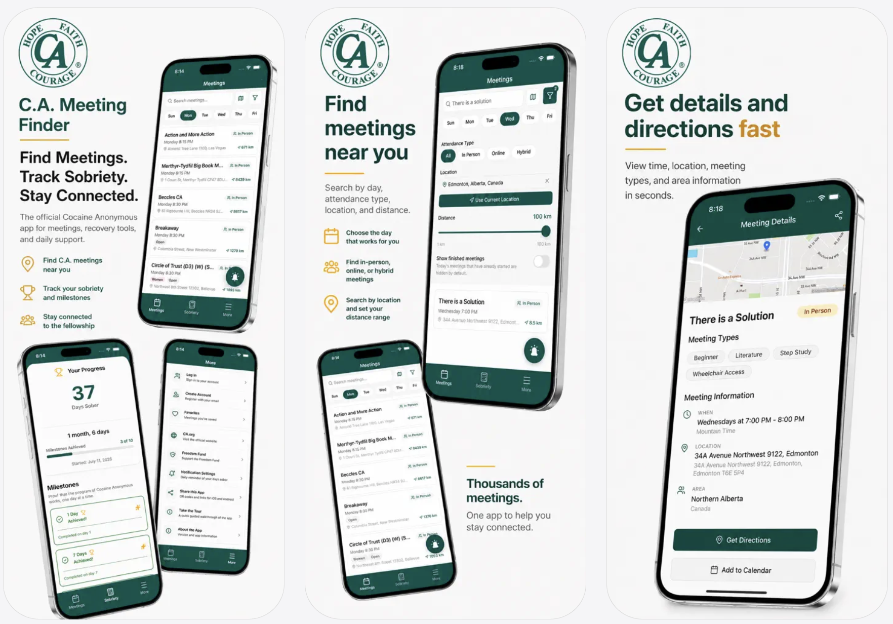 Mobile app screenshot